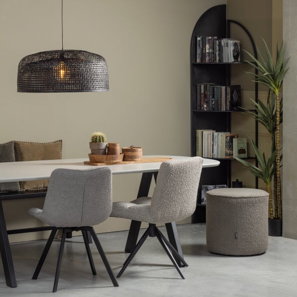 De Eekhoorn IMME BANKJE HOUT ZWART 110 CM