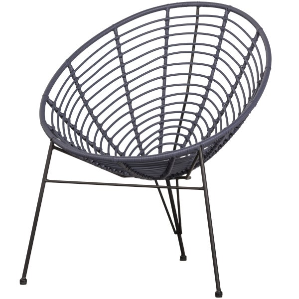 De Eekhoorn JANE LOUNGESTOEL TUIN INKT