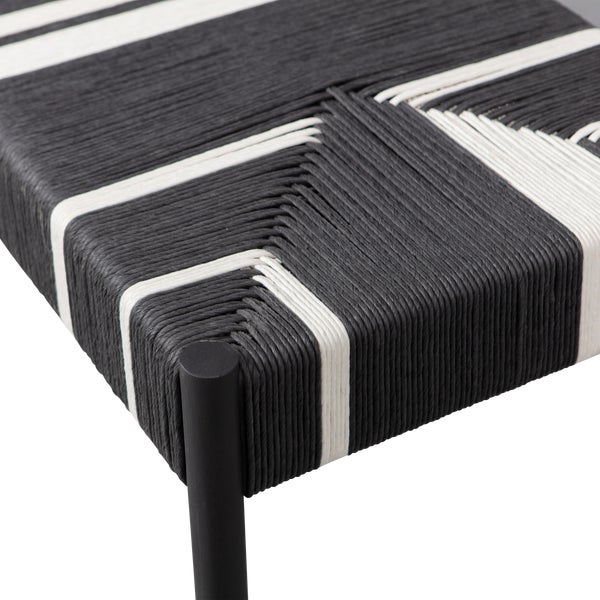 De Eekhoorn JESSY KRUK MANGO HOUT/KOORD ZWART/WIT