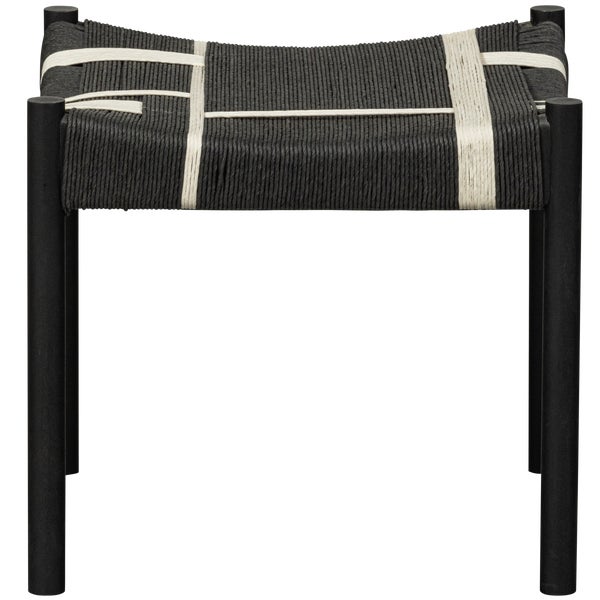 De Eekhoorn JESSY KRUK MANGO HOUT/KOORD ZWART/WIT