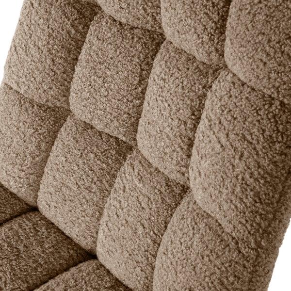 De Eekhoorn JOB DRAAIFAUTEUIL TEDDY TAUPE