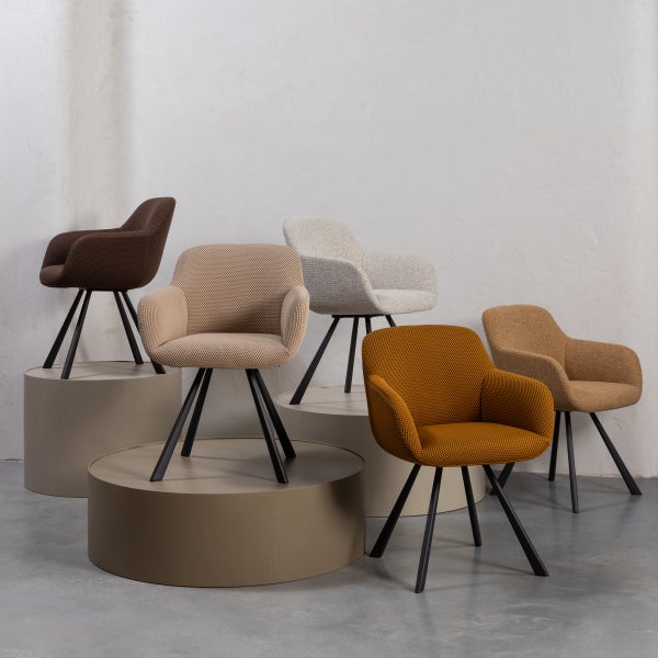 De Eekhoorn JUNO EETKAMERSTOEL MESH SPICES