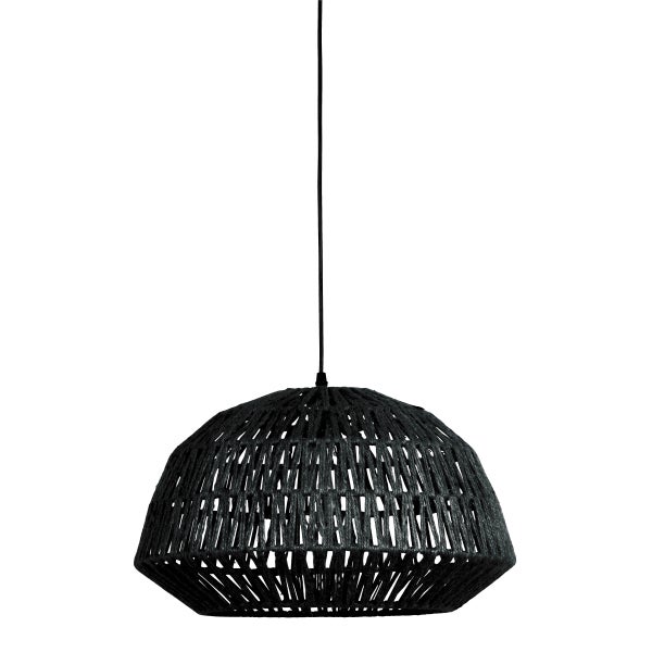 De Eekhoorn KACE HANGLAMP JUTE ZWART Ø45 CM