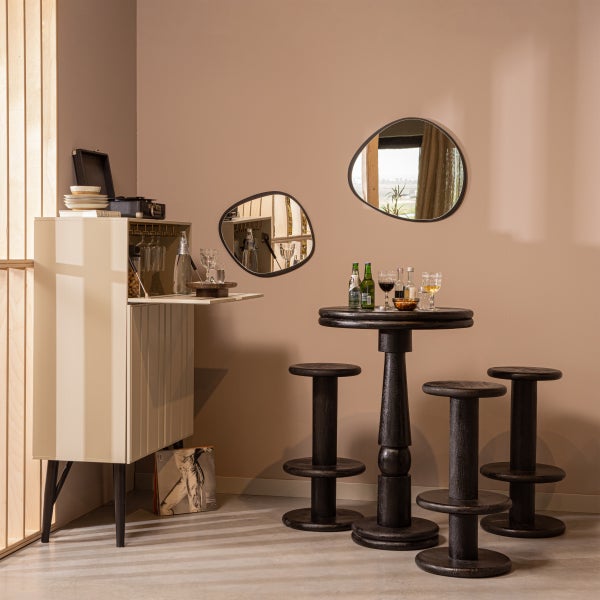 De Eekhoorn KOLBY BARKRUK MANGO HOUT ZWART