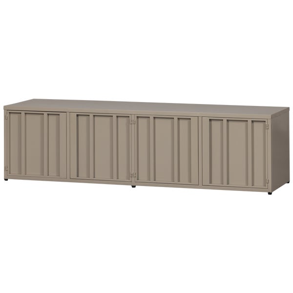 De Eekhoorn LEVEL TV MEUBEL METAAL ZAND 44X160 CM