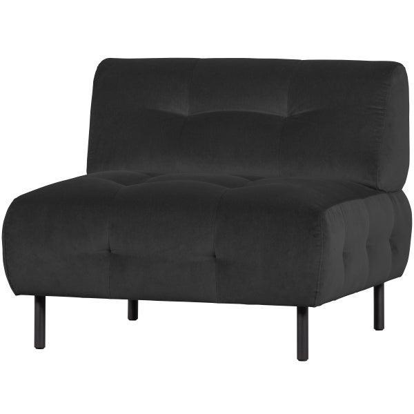 De Eekhoorn LLOYD FAUTEUIL VELVET CAST IRON