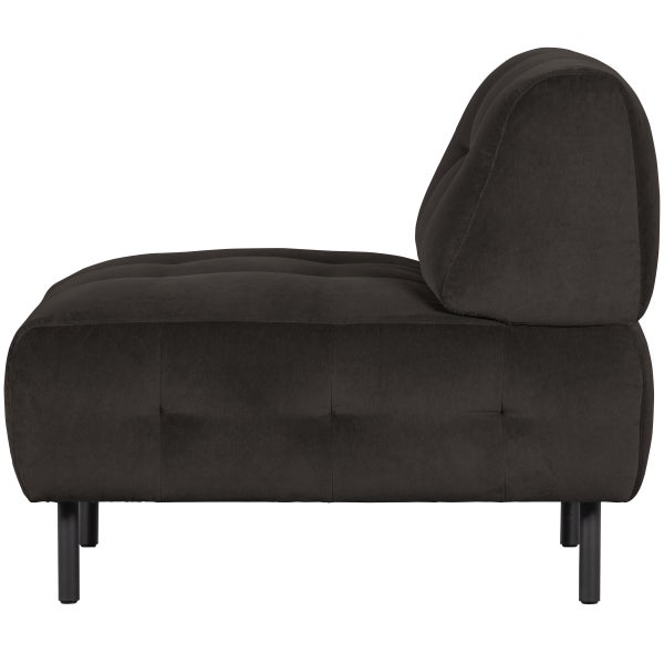 de eekhoorn LLOYD FAUTEUIL VELVET CAST IRON