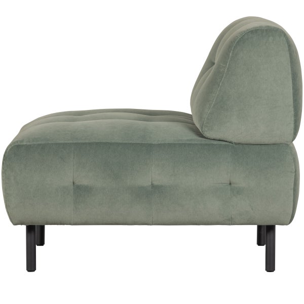 de eekhoorn LLOYD FAUTEUIL VELVET WATERPLANT