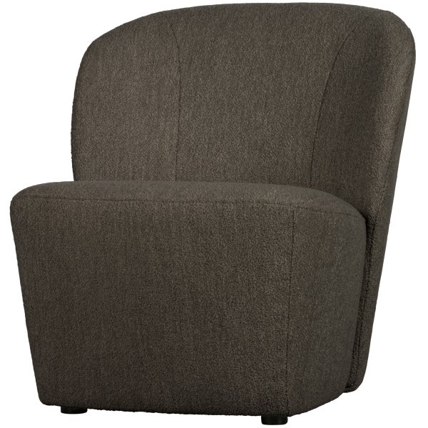 De Eekhoorn LOFTY FAUTEUIL BOUCLÉ BRUIN