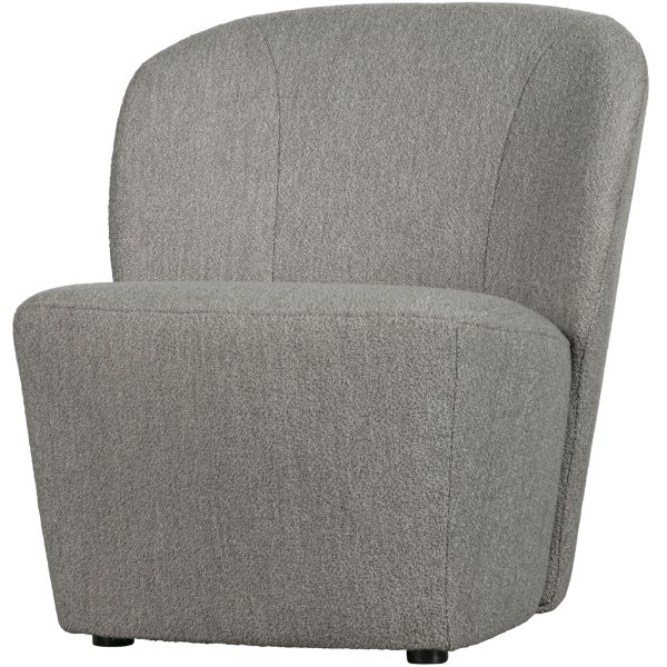 De Eekhoorn LOFTY FAUTEUIL BOUCLÉ GRIJS
