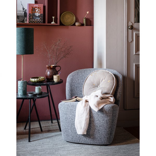 De Eekhoorn LOFTY FAUTEUIL MELANGE GRIJS