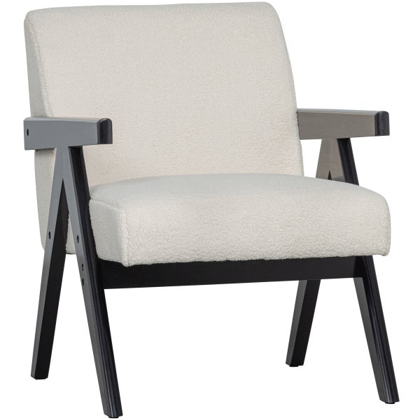 de eekhoorn LOWIE FAUTEUIL NATUREL/ZWART