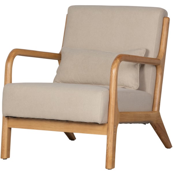 De Eekhoorn MARK FAUTEUIL GEWEVEN STOF NATUREL