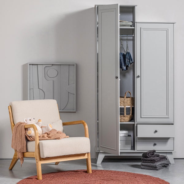 De Eekhoorn MARK FAUTEUIL GEWEVEN STOF NATUREL