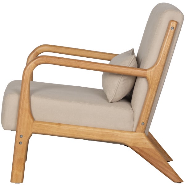de eekhoorn MARK FAUTEUIL GEWEVEN STOF NATUREL