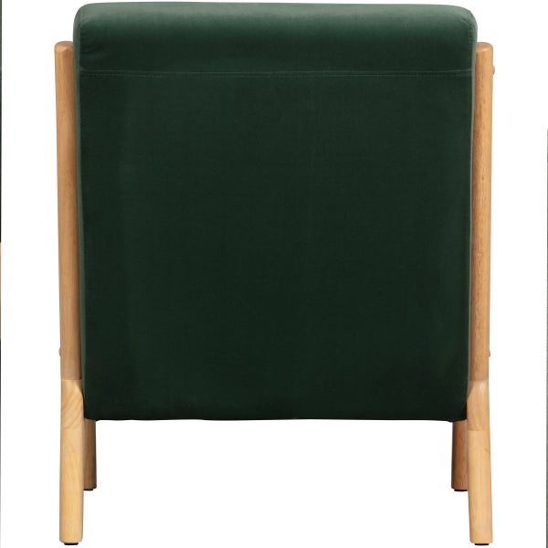 De Eekhoorn MARK FAUTEUIL VELVET FLESGROEN
