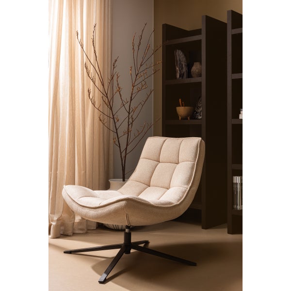 De Eekhoorn MAUDI DRAAIFAUTEUIL NATUREL