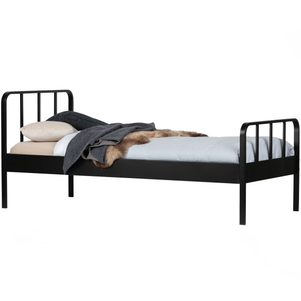 De Eekhoorn MEES BED METAAL ZWART 90X200 CM