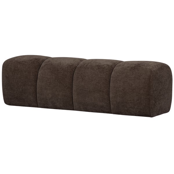 De Eekhoorn MOJO EETBANKJE 164 CM RIBSTOF BRUIN