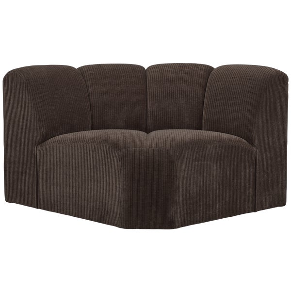 De Eekhoorn MOJO HOEKELEMENT RIBSTOF BRUIN