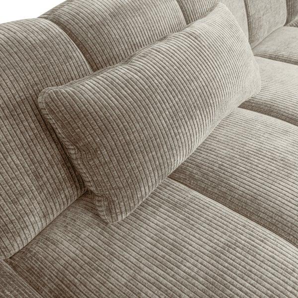 De Eekhoorn MOJO KUSSEN RIBSTOF DONKERZAND