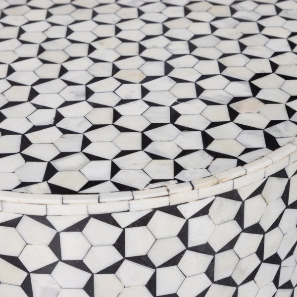 De Eekhoorn NEVA BIJZETTAFEL ZWART/WIT