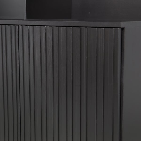 De Eekhoorn NEW GRAVURE WANDKAST GRENEN ZWART [fsc]