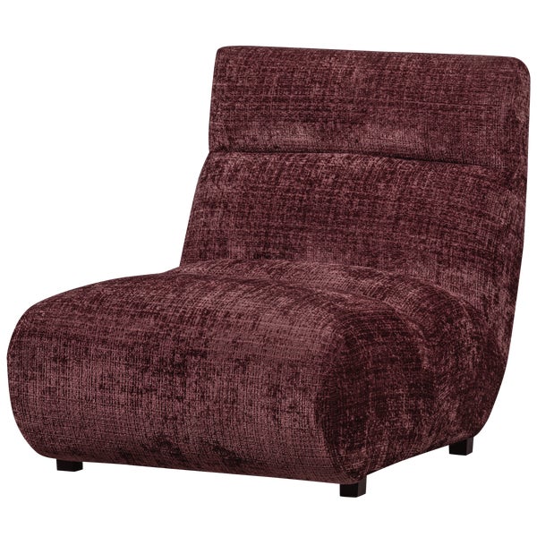 De Eekhoorn OBSERVE FAUTEUIL AUBERGINE