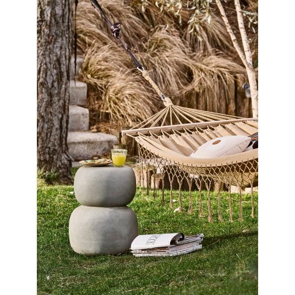 De Eekhoorn ODA BIJZETTAFEL BETONLOOK GROEN/GRIJS