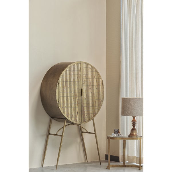 De Eekhoorn OHM TAFELLAMPVOET ANTIQUE BRASS