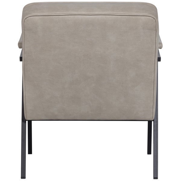 De Eekhoorn PATCHWORK FAUTEUIL LEERLOOK NATUREL