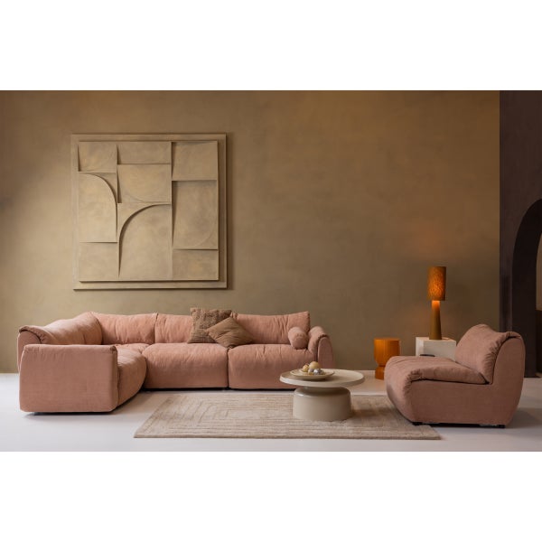 De Eekhoorn PEER BIJZETTAFEL METAAL ZAND 35XØ74 CM