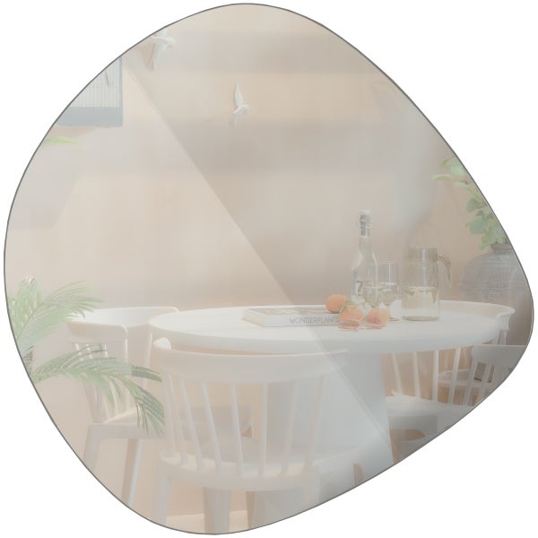 De Eekhoorn PHILOU SPIEGEL ZWART 60X59 CM