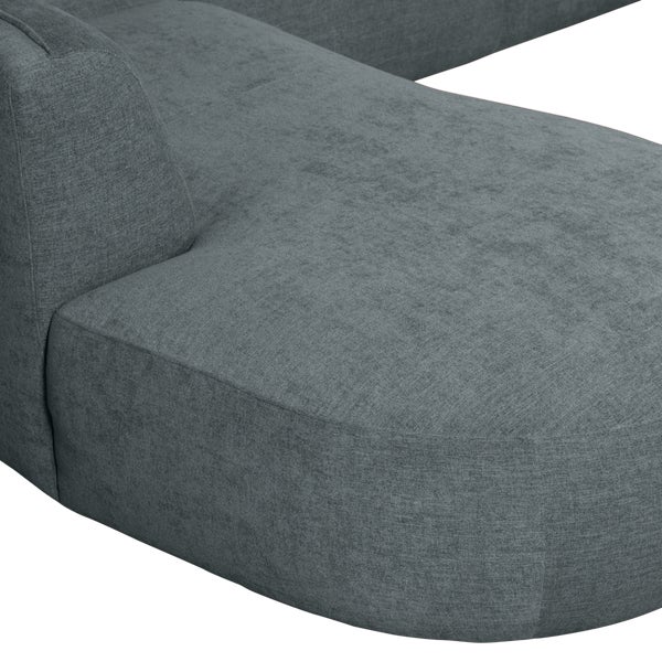 De Eekhoorn POLLY BANK U-VORM LINKS BLAUW/GROEN