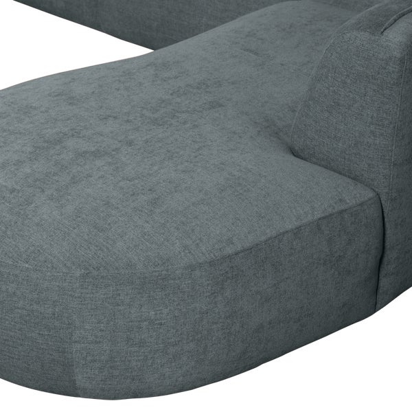 De Eekhoorn POLLY BANK U-VORM RECHTS BLAUW/GROEN