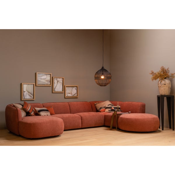 De Eekhoorn POLLY BANK U-VORM RECHTS ROZE