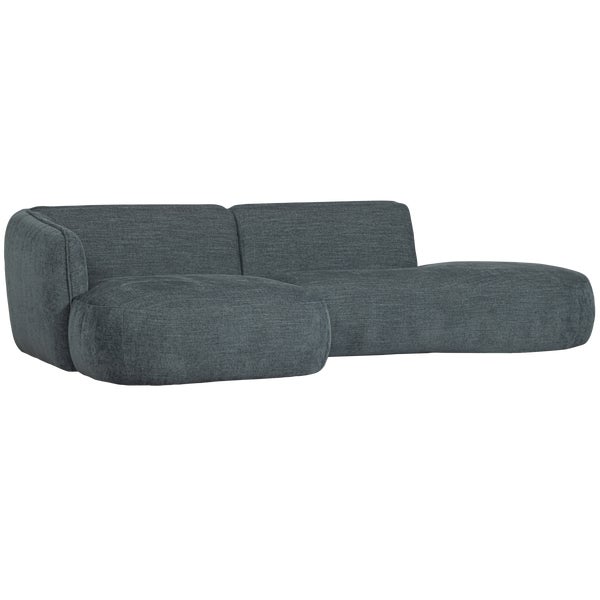 de eekhoorn POLLY CHAISE LONGUE LINKS BLAUW/GROEN