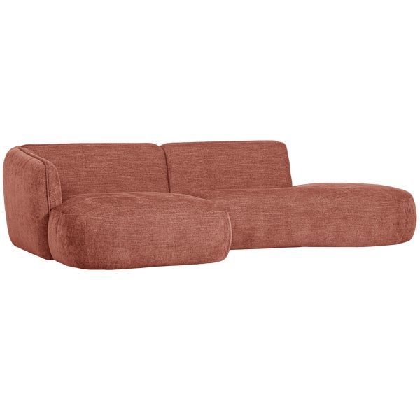 de eekhoorn POLLY CHAISE LONGUE LINKS ROZE