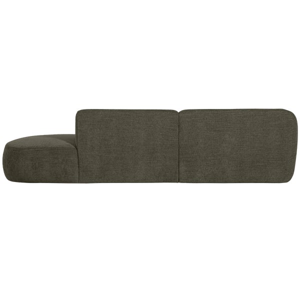 De Eekhoorn POLLY CHAISE LONGUE LINKS WARM GROEN