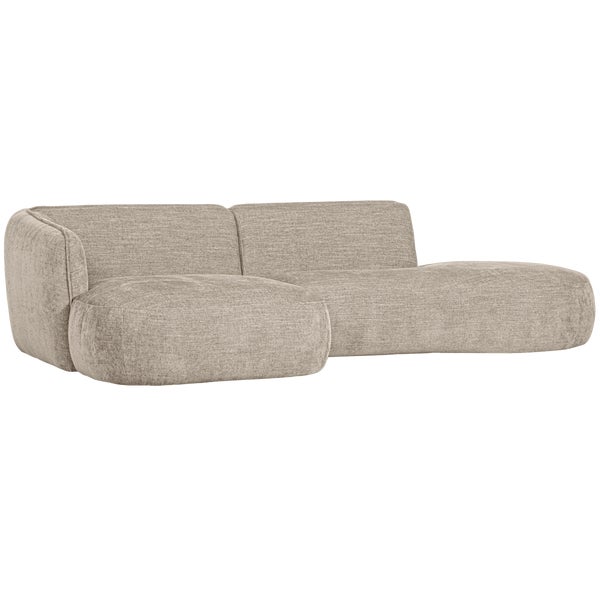 de eekhoorn POLLY CHAISE LONGUE LINKS ZAND