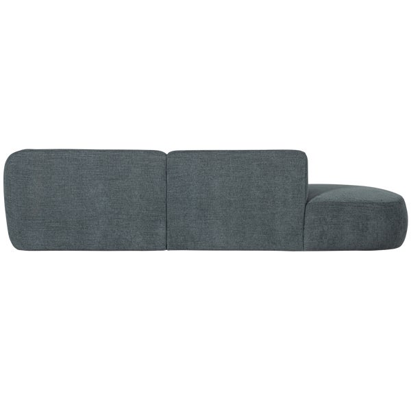 De Eekhoorn POLLY CHAISE LONGUE RECHTS BLAUW/GROEN