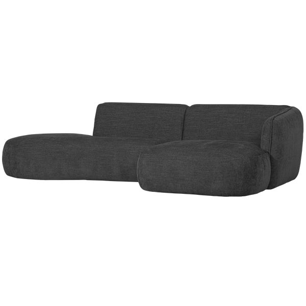 de eekhoorn POLLY CHAISE LONGUE RECHTS GRIJS