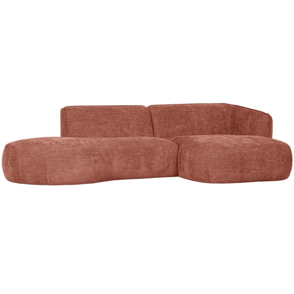 De Eekhoorn POLLY CHAISE LONGUE RECHTS ROZE