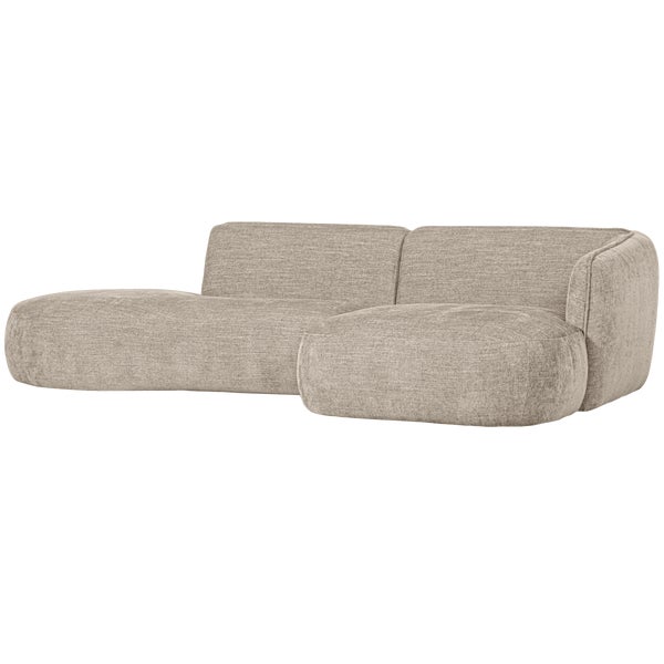 de eekhoorn POLLY CHAISE LONGUE RECHTS ZAND