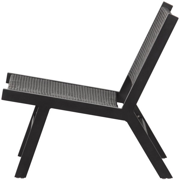de eekhoorn PUK TUIN FAUTEUIL ALUMINIUM ZWART