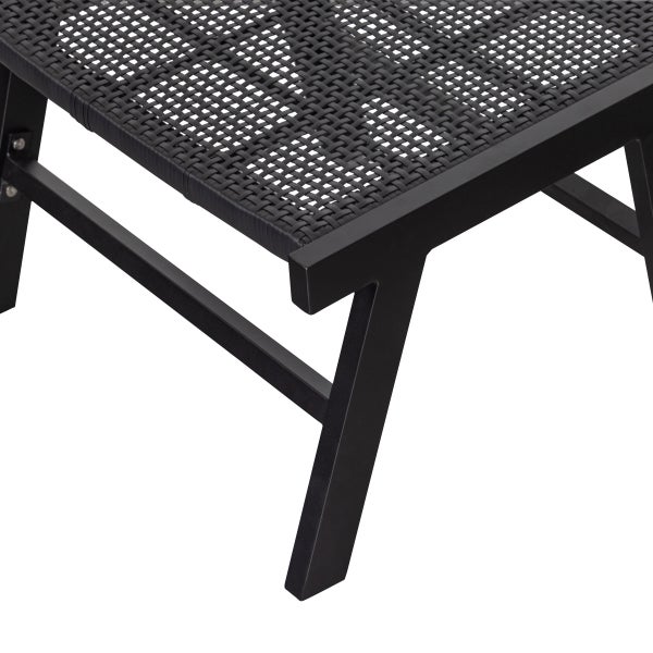 De Eekhoorn PUK TUINHOCKER ALUMINIUM ZWART