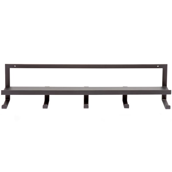 De Eekhoorn QUINN KAPSTOK 5 HAKEN METAAL ZWART