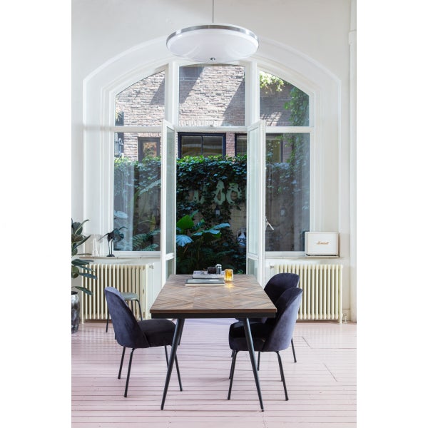 De Eekhoorn RHOMBIC EETTAFEL 180X90 CM HOUT/METAAL