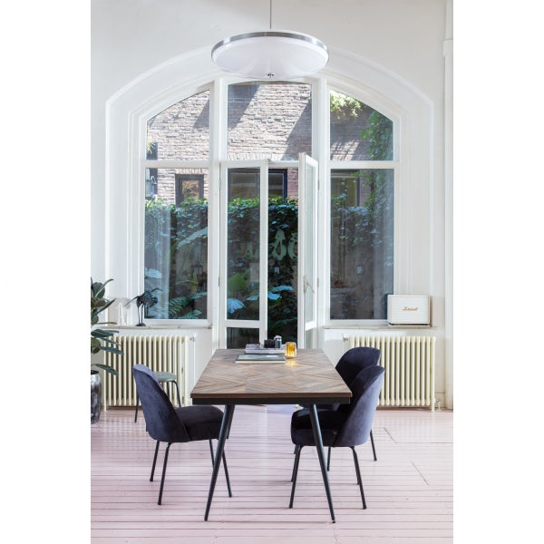 De Eekhoorn RHOMBIC EETTAFEL 180X90 CM HOUT/METAAL