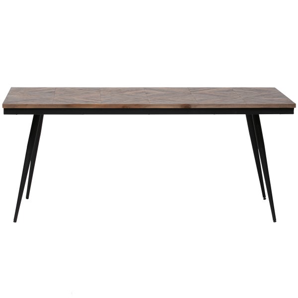 de eekhoorn RHOMBIC EETTAFEL 180X90 CM HOUT/METAAL